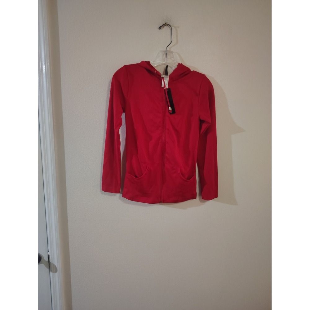 New Mix Red Zip Up Hoodie Sweatshirt Style HD-32 One Size NWT